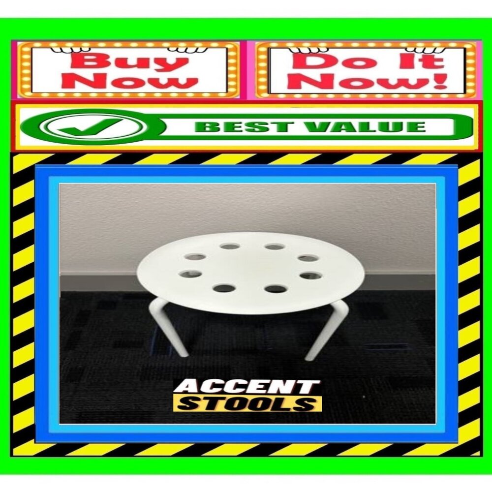 🛑 Contemporary ➕ STOOL Backless 🆒 CHAIR Stackable Bench Loft Style 💸 BUY NOW❗ - Picture 5 of 16